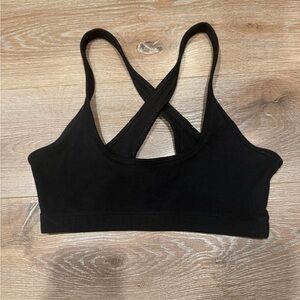 Aritzia TNA Black Crossover Bra - Size XS